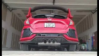Civic Type R Revs &ndash; Milltek Non-Resonated Exhaust System and Two Step Performance Catted Downpipe.