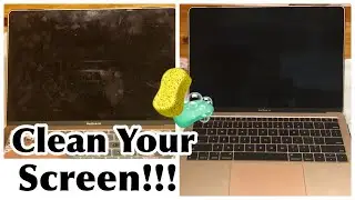 HOW TO CLEAN A MACBOOK AIR LAPTOP SCREEN AND KEYBOARD 👩🏽&zwj;💻