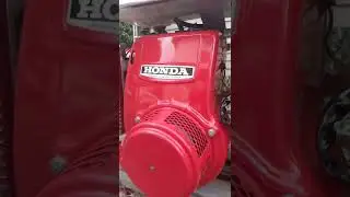 Honda E2500 Generator pulling a 2100w load