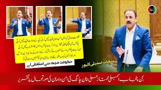 MPA Mumtaz Ali Chang Speech Punjab Assembly