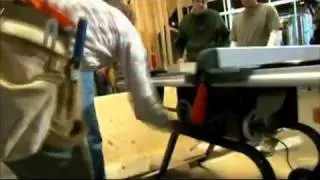 SawStop Contractor Saw: On The Jobsite Demo