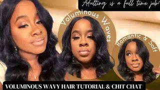 Voluminous Wavy Hair Tutorial & Chit Chat | Adulting is a Full Time Job! | Meagan Yvonne TV