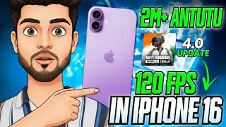 My FIRST 24 Hours with iPhone 16! 🤯 BGMI FPS Meter Test & Heating #bgmi #iphone