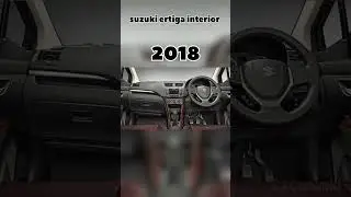 evolution of suzuki ertiga interior (2012-2024) #shorts