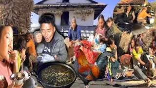 Warm Invitation to a Neighbor’s Puja |local Chicken Soup & Home Style Feast @sarmilarai-ic3rz