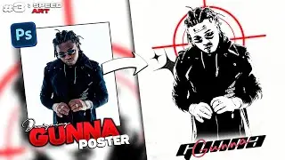 Gunna Poster Making Speed Art | GFX Saquib |
