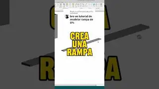 6% de pendiente en una rampa en Revit | modelado Revit