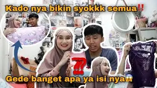 Unboxing kado pernikahan dira & awan || Adira Sahara