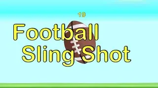 Free Game Template - Football Sling Shot - Football Template for Buildbox #NoCode