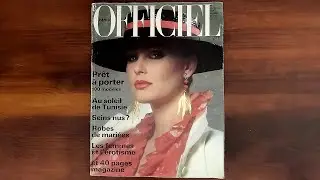 L'Officiel April 1978 Pret-a-Porter | ASMR Magazine Flip Through