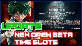 Jump Force - UPDATED Open Beta Dates And Time!