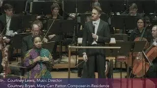Premiere of Bridges by Mary Carr Patton Composer-in-Residence Courtney Bryan
