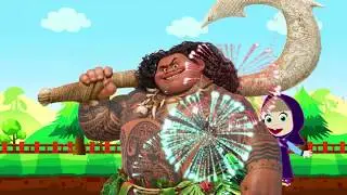Wrong Mouth Learn Colors Funny Disney Frozen Masha Bear Moana Despicable Me 3 Finger Family Kids