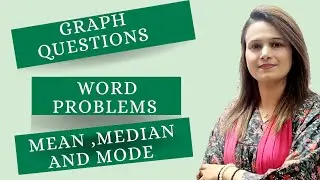Different graph problems and their solutions for  mean ,median, and mode.