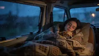 Cozy Cabin Ambience: Heavy Rain and Thunderstorm Sounds for Sleeping