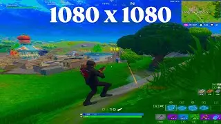 OG Fortnite 2018 Gameplay Stretched Resolution 1080 x 1080 (Project Era)