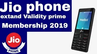 How to extand Jio prime membership Validity in jio phone | jio prime membership Extand 2019