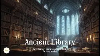 Ancient Library at Midnight 📚 Cozy Fantasy Library Music for Focus, Sleep & Stories (1.5 Hours)