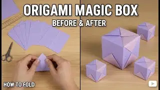How to make origami magic box 🎁 | easy origami | step by step