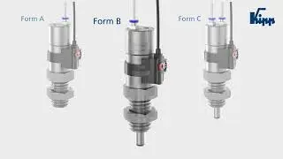 KIPP Indexing plungers pneumatic