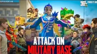 GTA X FREEFIRE : CRYSTAL KING VS GTA 5 MILITARY BASE ARMY