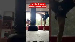 Saenchai kick Practice (question mark kick)