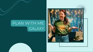 Plan With Me | Galaxy Purples in the Celestial Blue Passion Planner