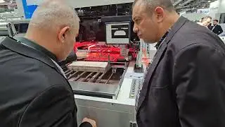 China hardcover case making machine display at Drupa 2024