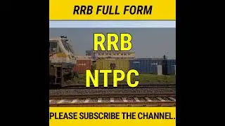 rrb ntpc Full form #indianrailways railway exam