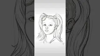 Why are kids so hard to draw? #sketching #digitalartist #digitalart #referenceart #artprocess