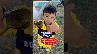 amazing..!!magnet fishing in the river find treasure #shorts #magnetfishingfinds