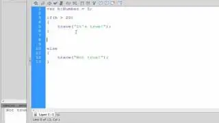 Flash CS3/CS4 Actionscript 3.0(Else and Else If Statements 08)