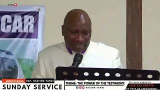 THE POWER OF TESTIMONY PART 1 || 26-10-2025 || BISHOP HASTING YANDI.