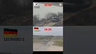 🇩🇪 Leopard 2 vs 🇰🇷 K2 Black Panther &mdash; Cost per Shot Comparison