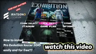 🔴 How to install Pro Evolution Soccer 2010 on PC, Watch this Video. 