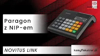 Paragon z NIP -em na kasie fiskalnej Novitus Link Online