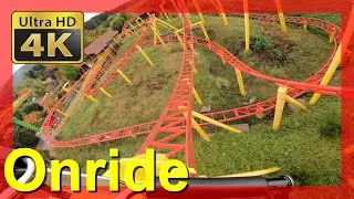 Force One (POV / Onride) Schwabenpark Achterbahn 2020 &ndash; Zierer ESC 535 Coaster Video 1st row (4K)