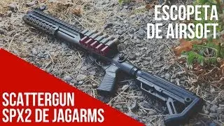 ESCOPETA DE AIRSOFT - SCATTERGUN SPX2 DE JAG ARMS  - AIRSOFT REVIEW EN ESPAÑOL