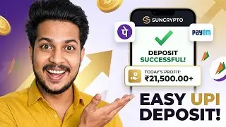 Suncrypto App Me Deposit Kaise Kare | [UPI /BANK ] Se Paisa Add LIVE 2026