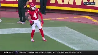 Mahomes strike hits Rice in stride for 44-yard score