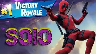 Fortnite Deadpool wins victory royal solo