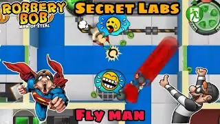 Robbery Bob Hack Secret Labs With Super Bob Suit Part 8