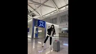 مسافرة على فين؟👀😱- معكم من مطار دبي