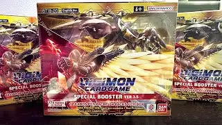 So many secret rares!!?? Special booster 2 5 Unboxing Digimon Card Game TCG