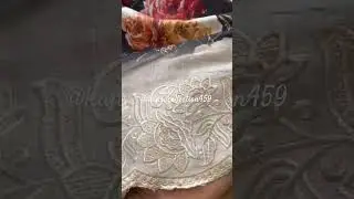 Floral butta party saree