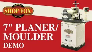 Shop Fox W1812 &mdash; 2-сильный 7-дюймовый фуговально-фрезерный станок со стойкой