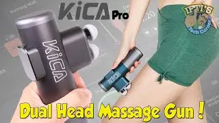 Kica Pro - Dual Head Deep Tissue Muscle Massage Gun : REVIEW