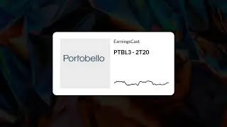 PTBL3 - 2T20 - Portobello - Teleconfer&ecirc;ncia de Resultados