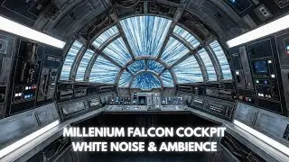Millennium Falcon Cockpit White Noise | Spaceship Ambience for Sleep, Studying or Focus
