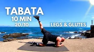 Tabata Workout 10Min / Legs & Glutes / Tabata 20/10